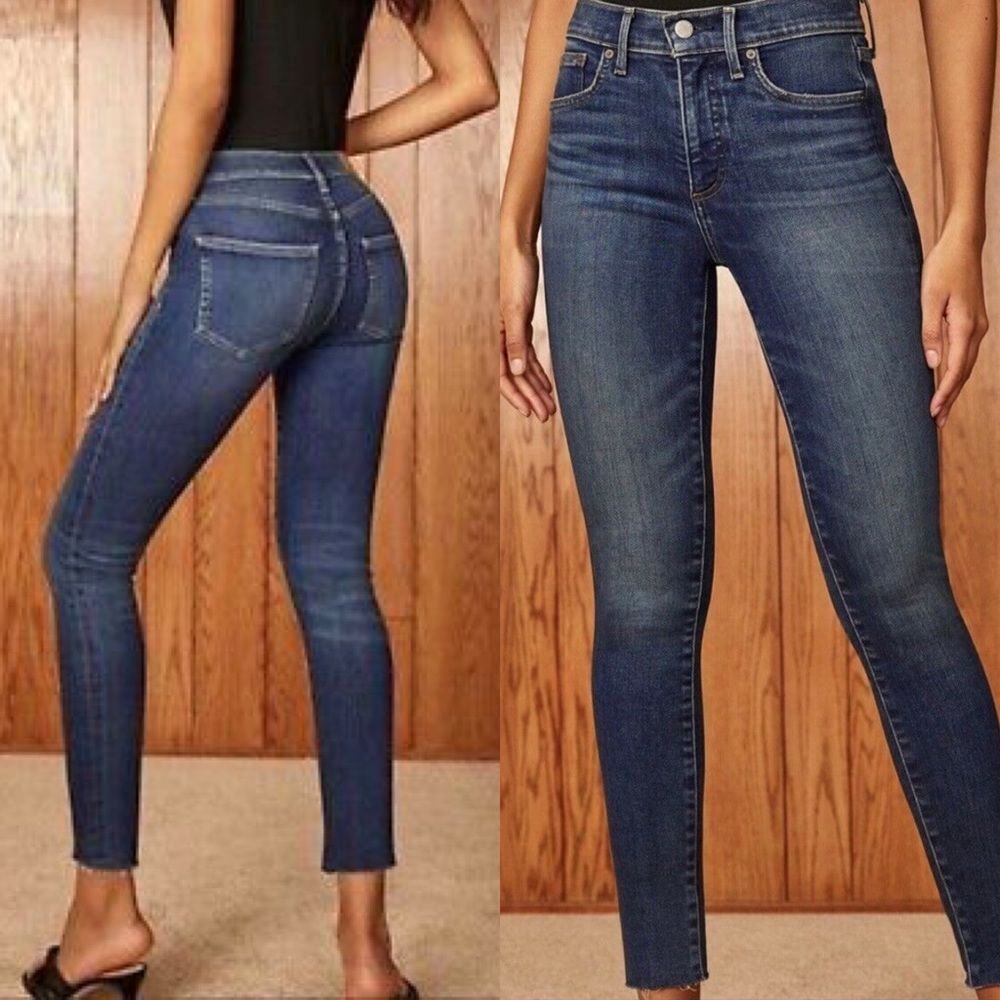 Aritzia Denim Forum The Nico Mid Rise Skinny Jeans Womens 27 Slim Stretch Crop